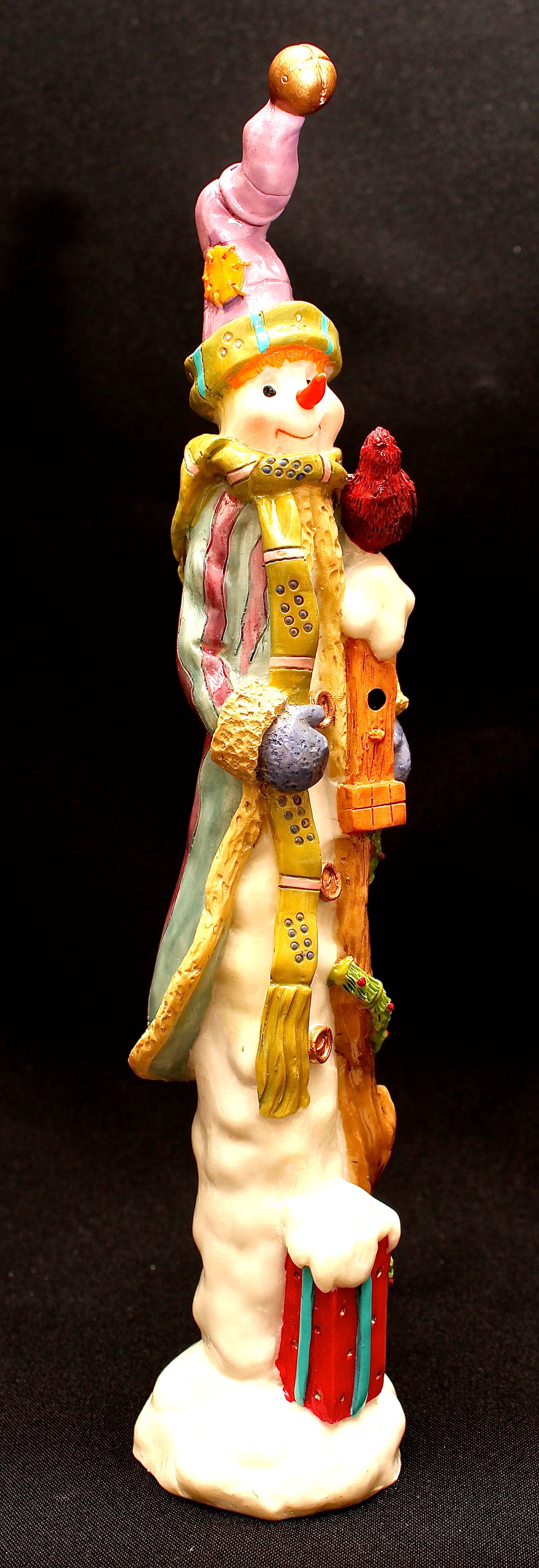 Four Snowman Figurines