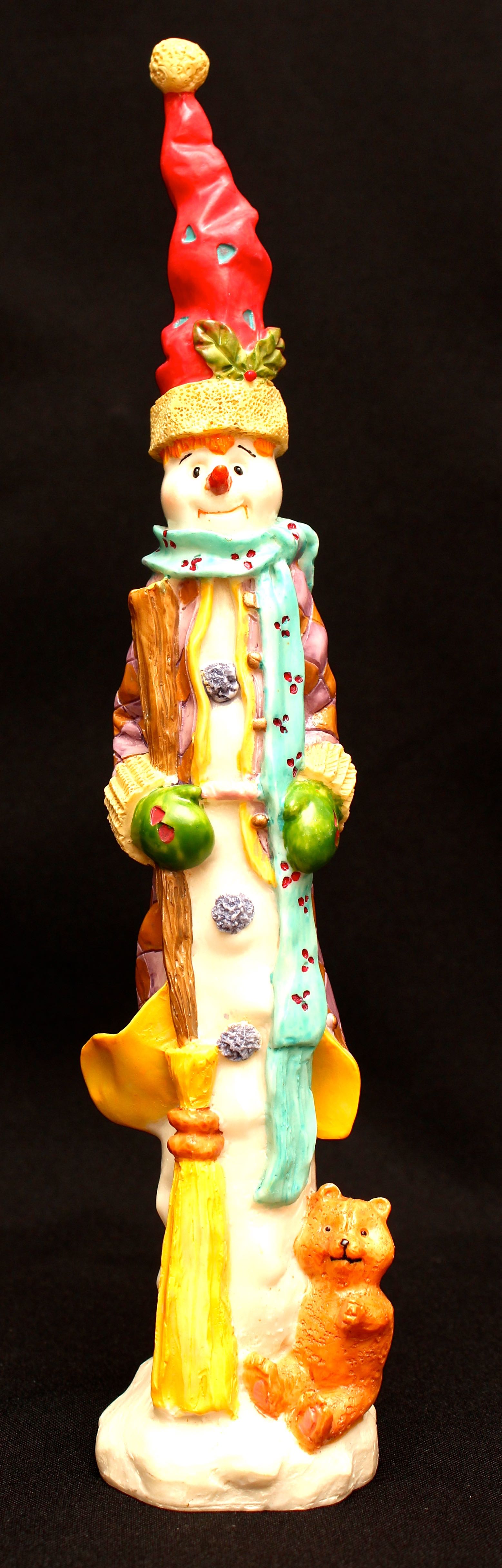 Four Snowman Figurines