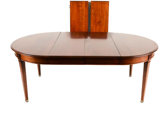 Harden Round Wood Dining Table and Four Leaves