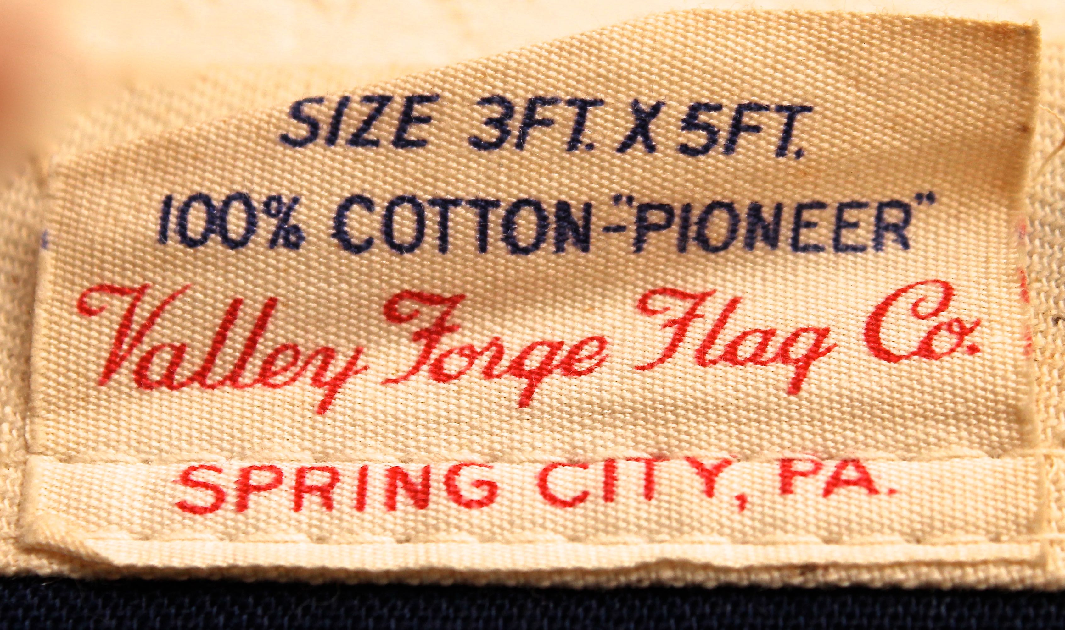 Blue Star Service Flag and Two American Flags