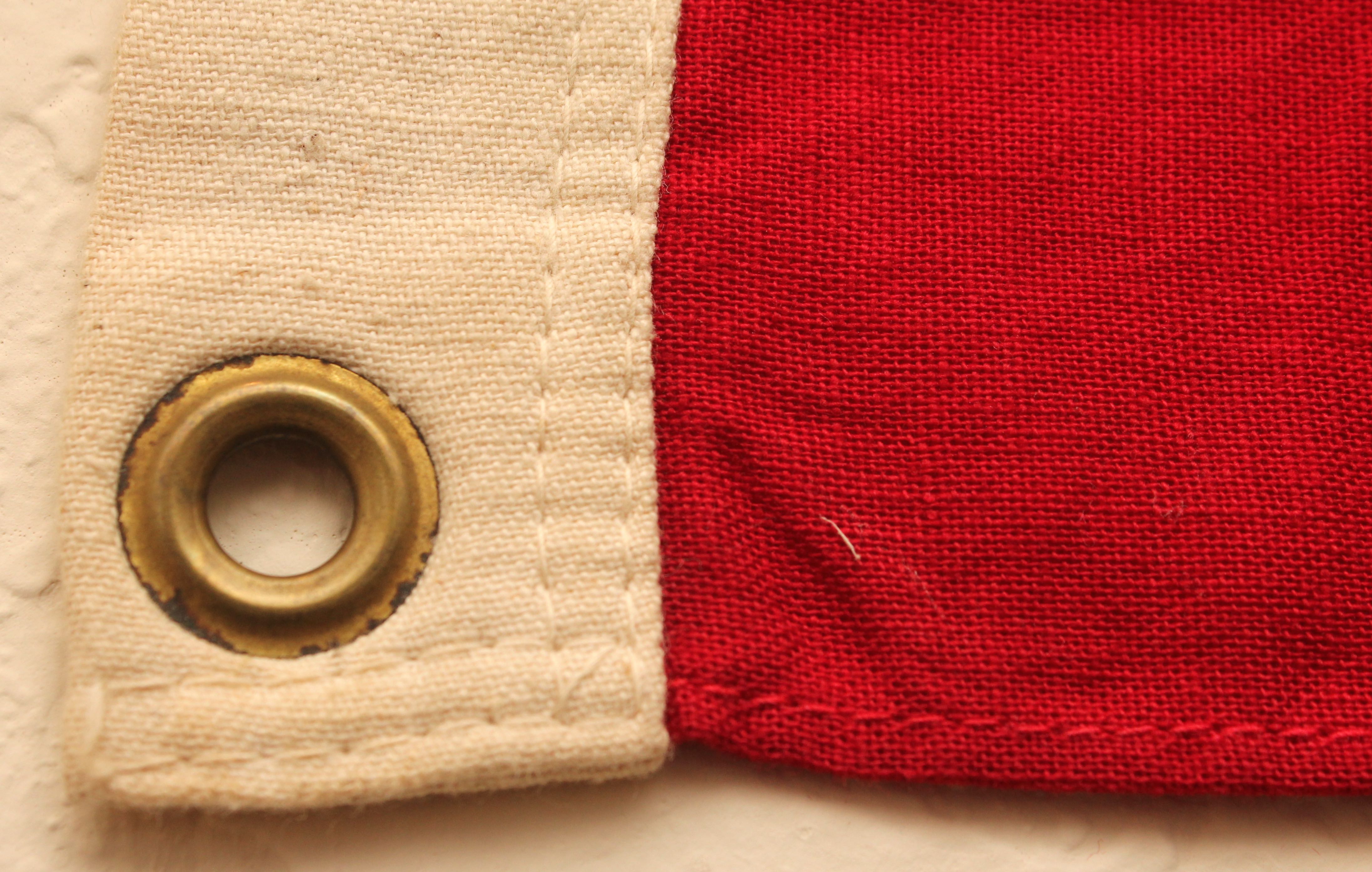 Blue Star Service Flag and Two American Flags