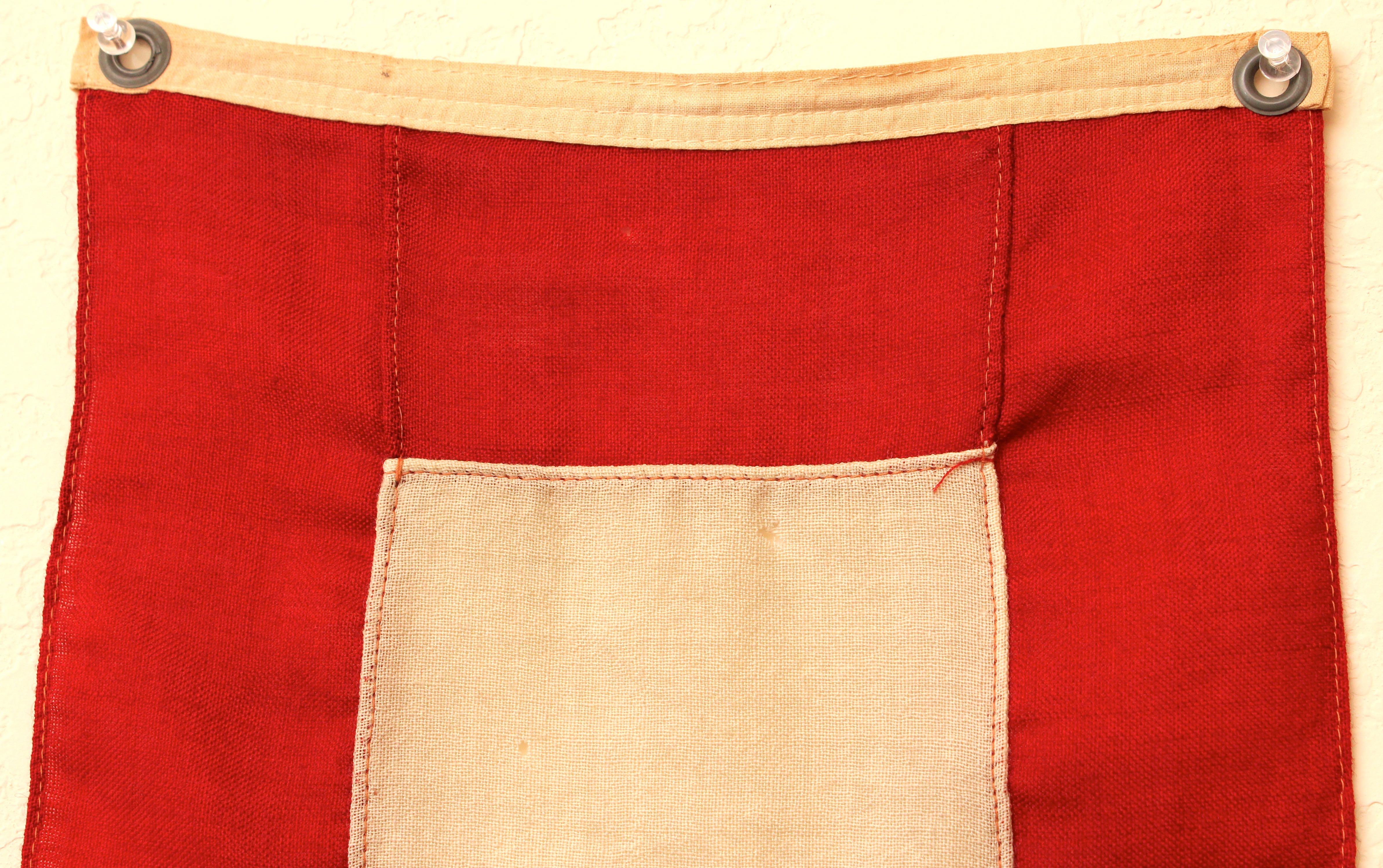 Blue Star Service Flag and Two American Flags