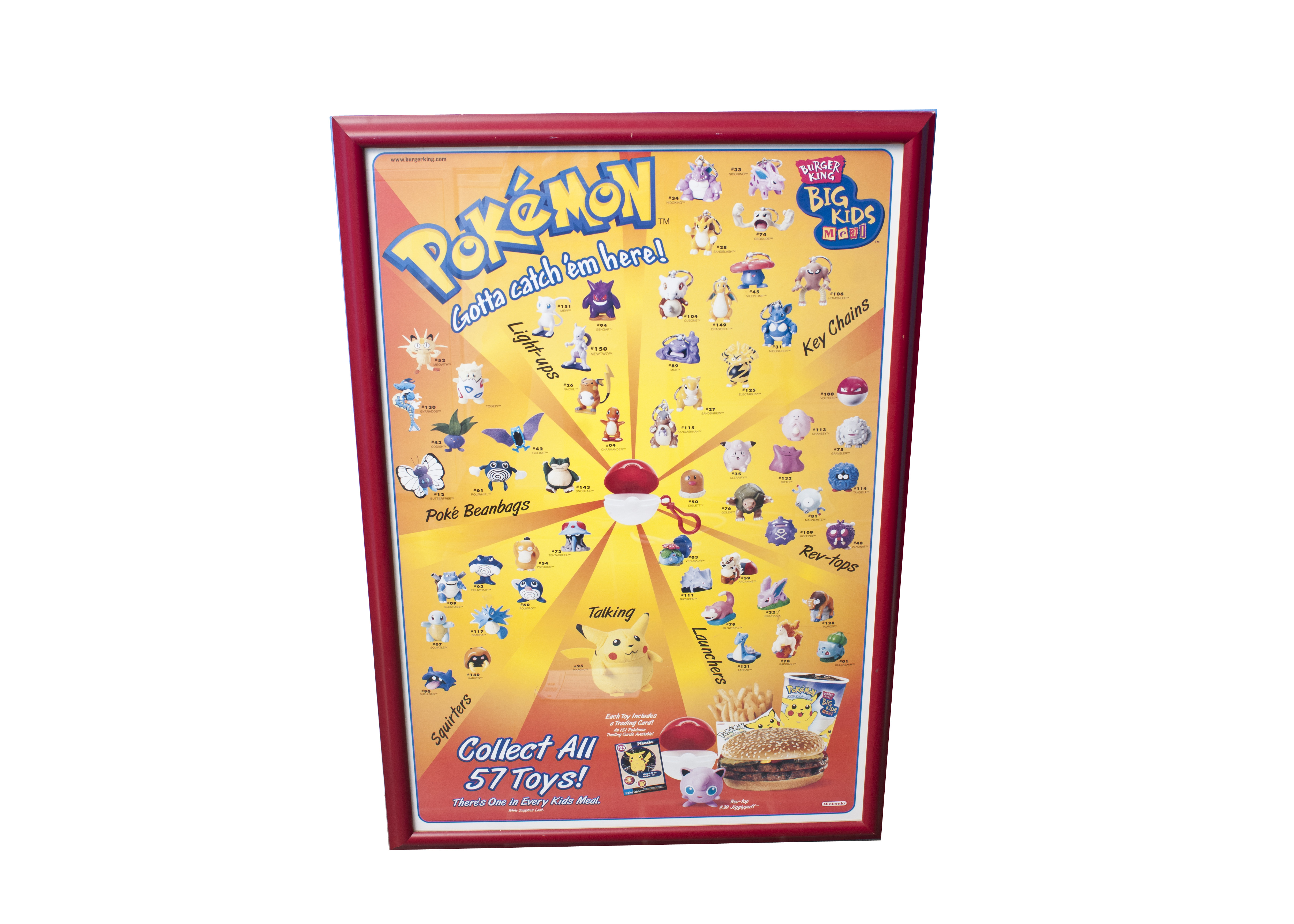 Burger King Pokémon Poster