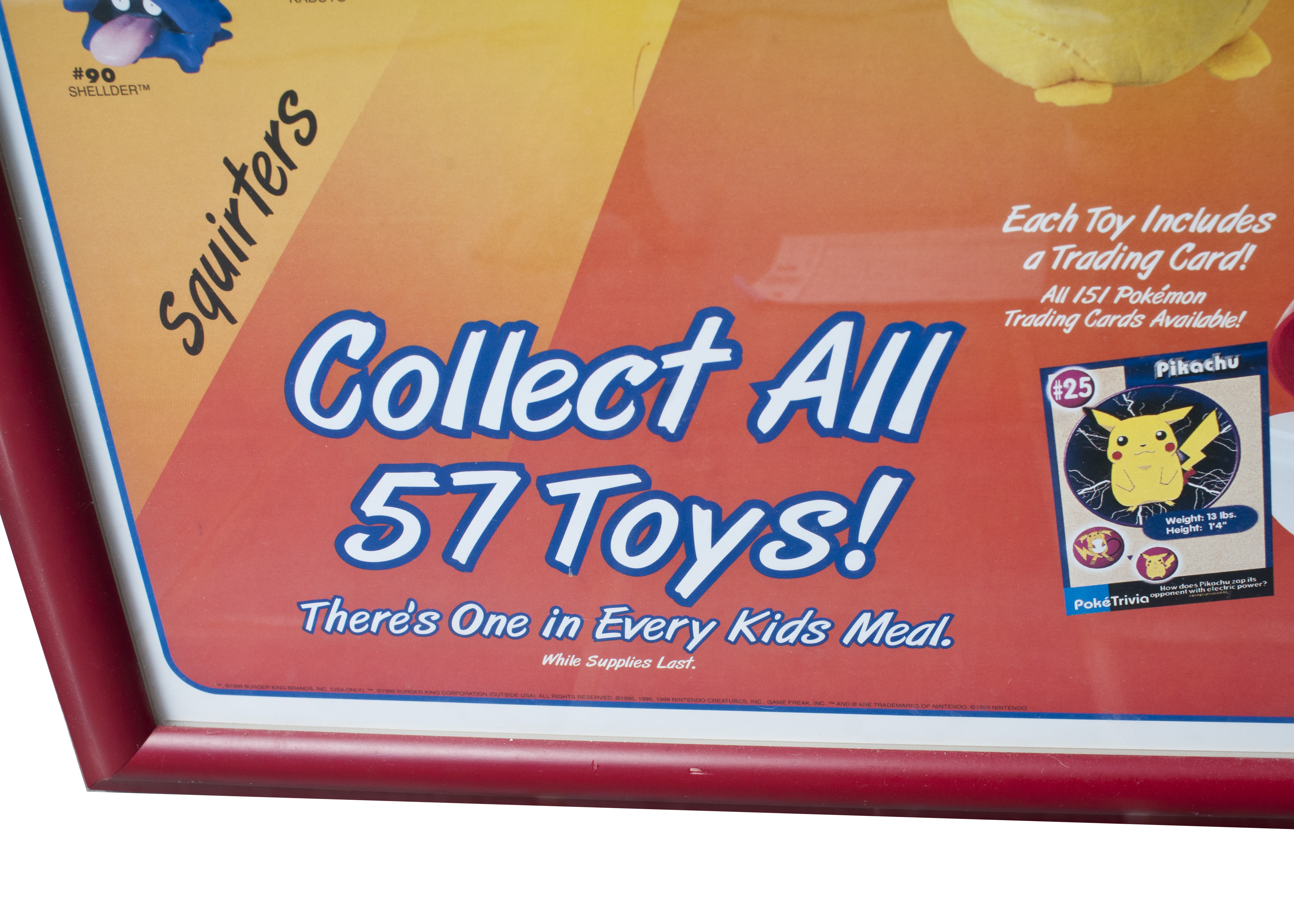 Burger King Pokémon Poster