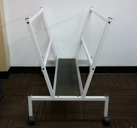 One Large Art Display Rack/Rolling Bin