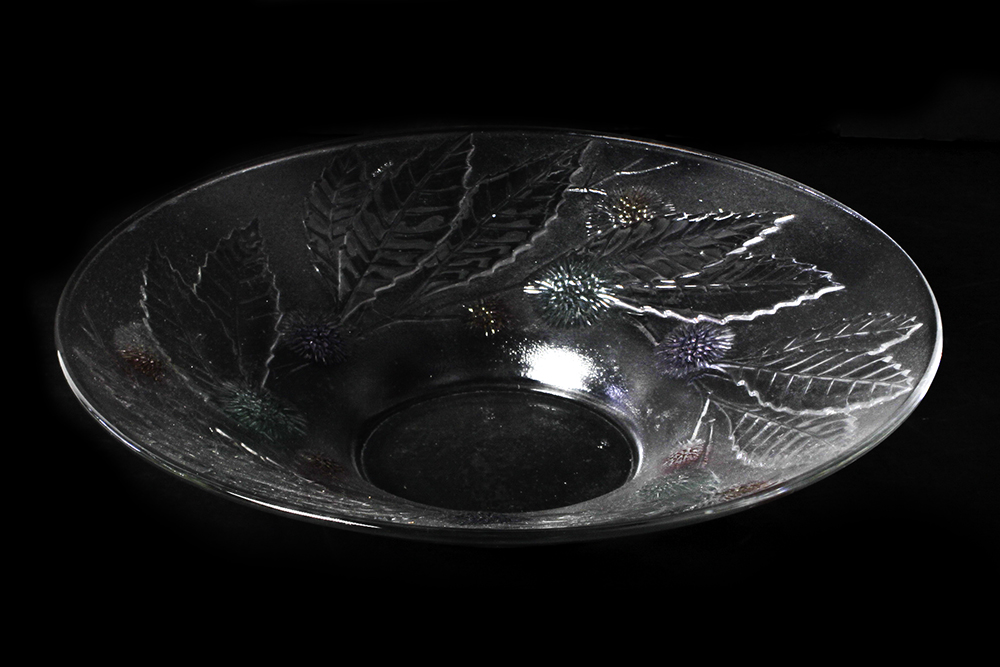 Trio of Pressed Goofus Style Glass Bowls