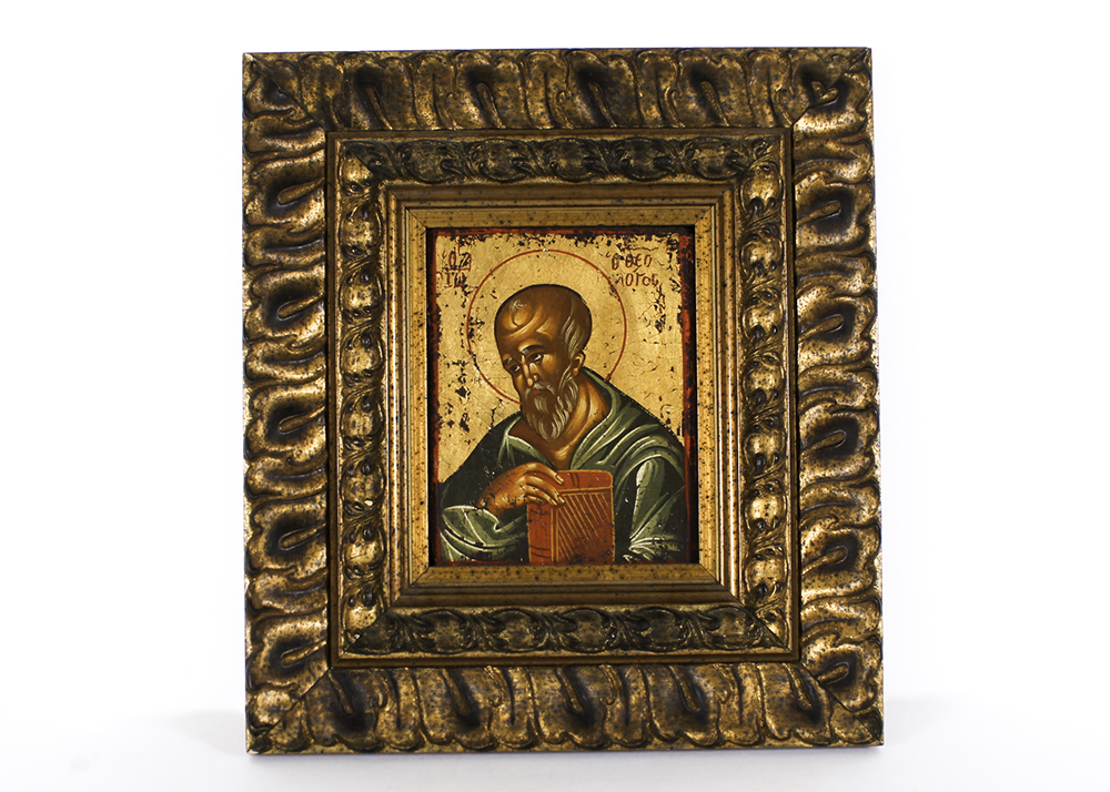 Reproduction Medieval Saint Manuscript Oil Painting