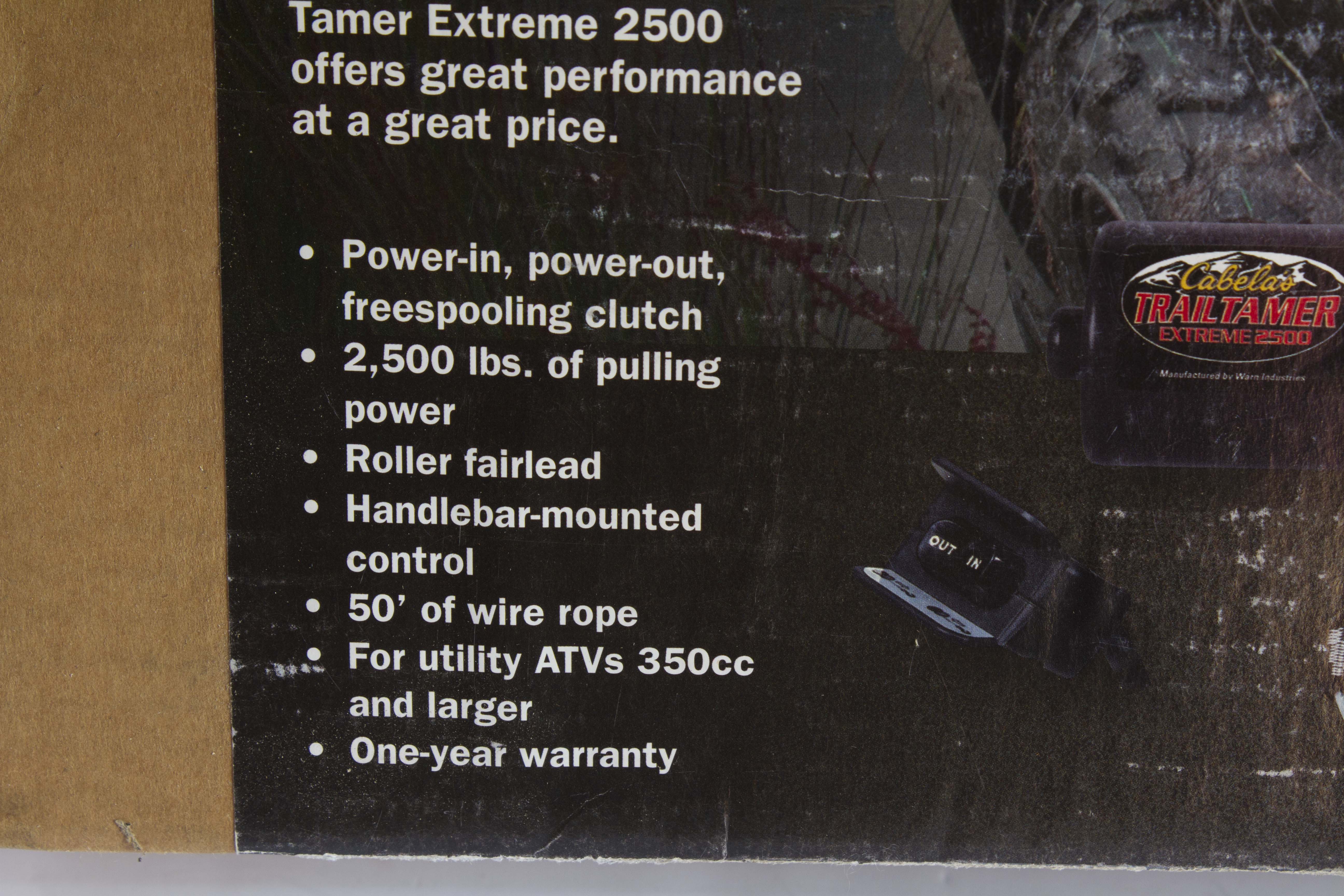 Cabela's Trail Tamer 2500 ATV Winch