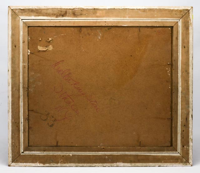 Original Walter King Stone Landscape Painting Circa 1944