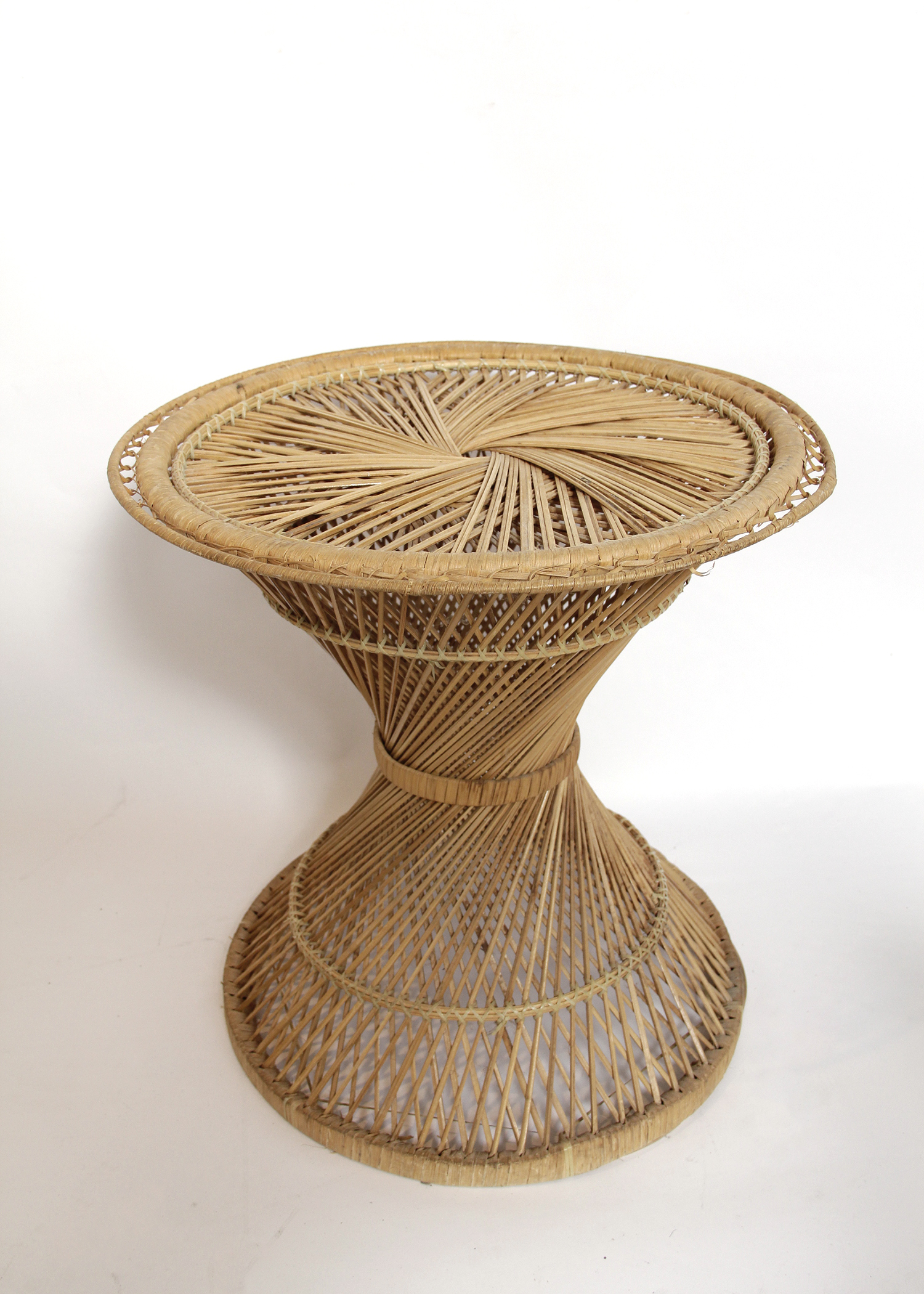 Vintage Rattan Table and Décor