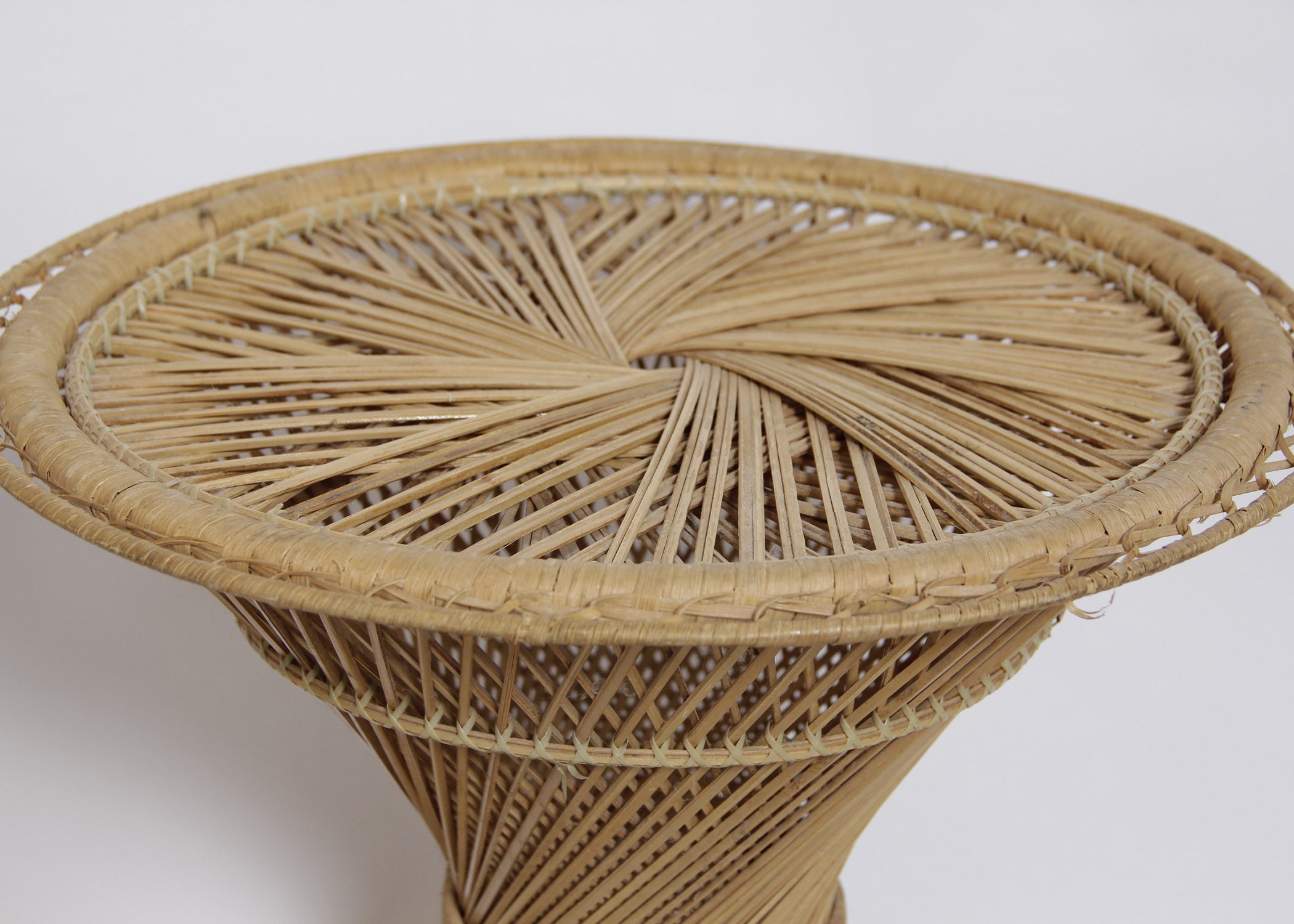 Vintage Rattan Table and Décor