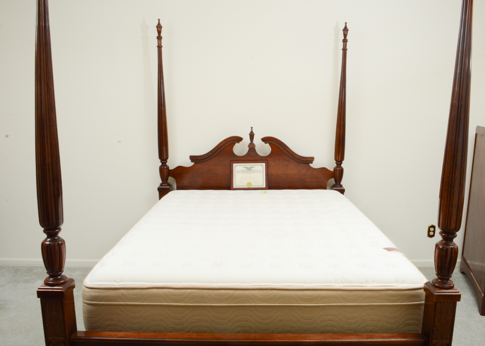 Historic Reproduction Full Size Mahogany Cochran Bed