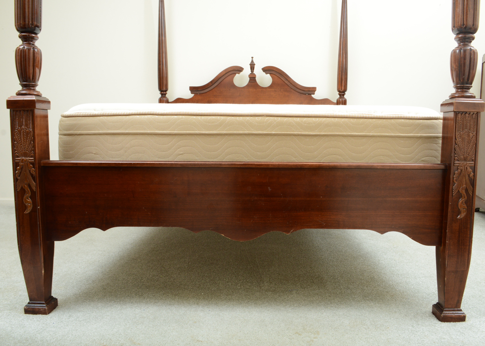 Historic Reproduction Full Size Mahogany Cochran Bed