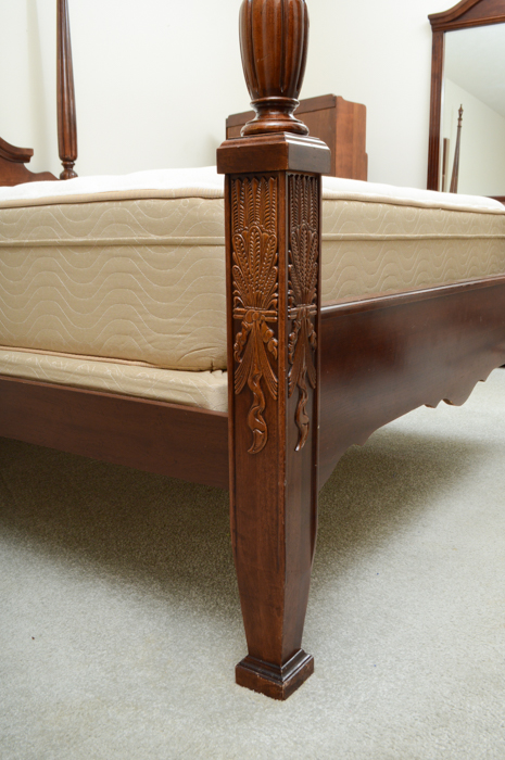 Historic Reproduction Full Size Mahogany Cochran Bed
