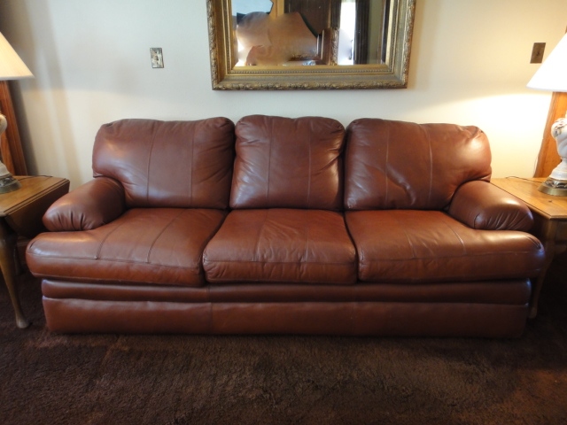 Viewpoint Leather Works Sofa