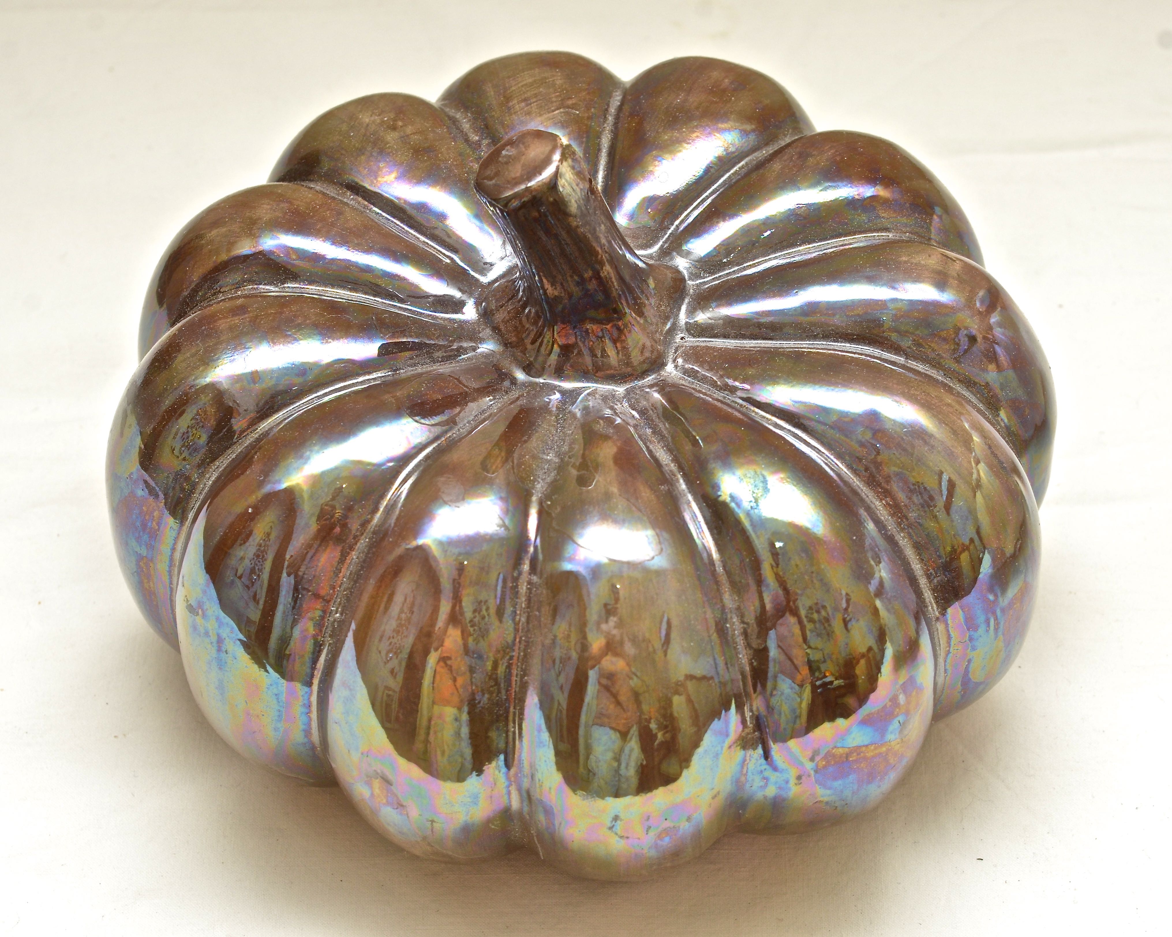 Five Ceramic Pumpkins