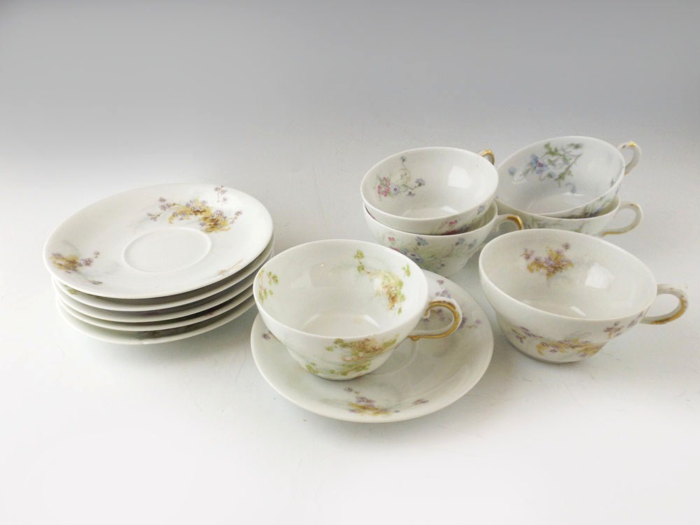Antique Haviland Limoges Porcelain Tea Set