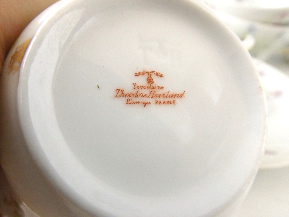 Antique Haviland Limoges Porcelain Tea Set