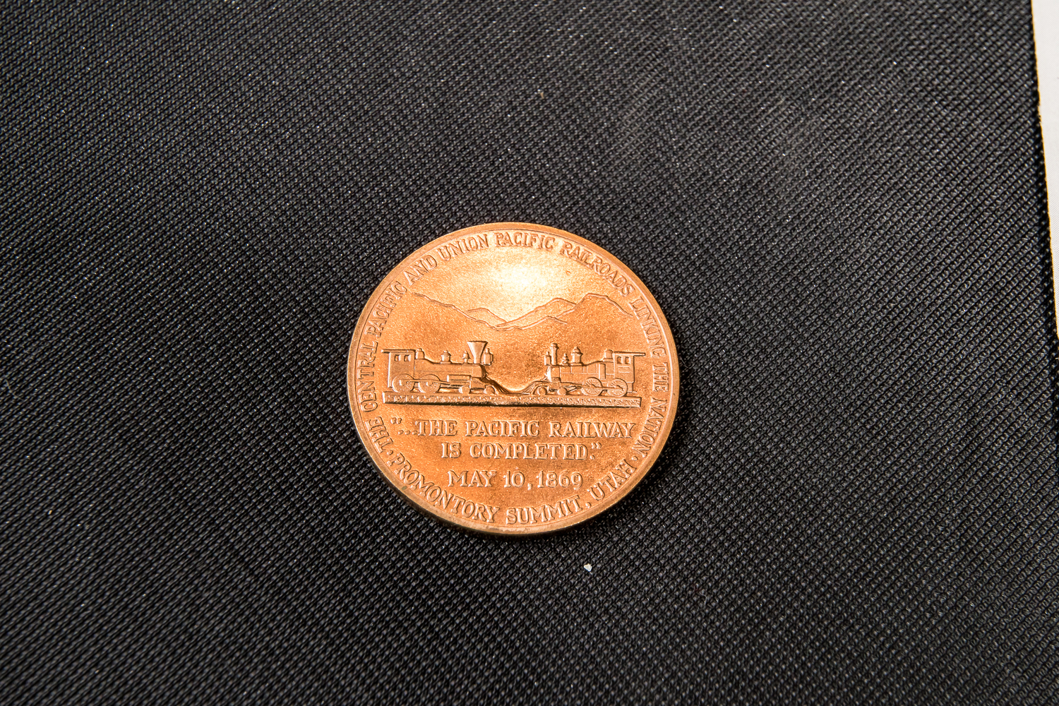 Bronze 1969 Golden Spike Centennial Medal
