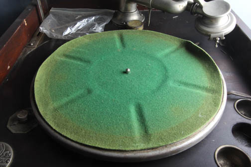 Antique Hand Crank Record Player