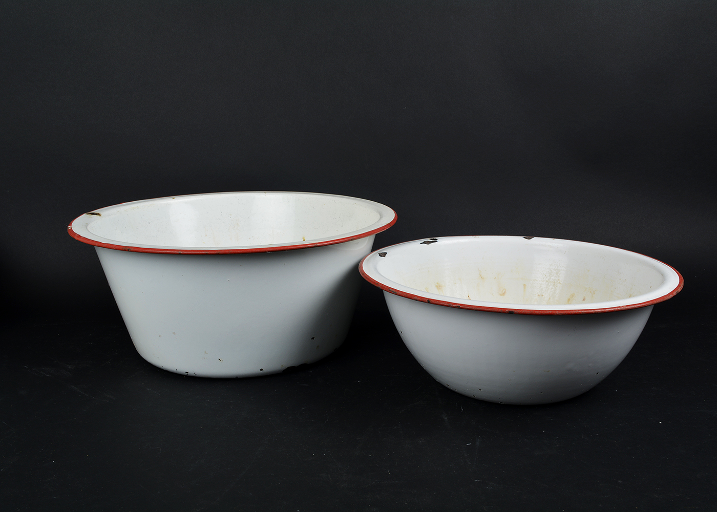 Vintage White Enamelware