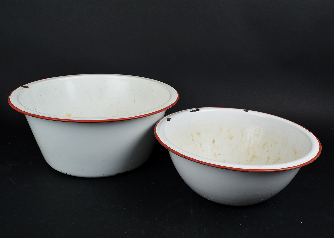 Vintage White Enamelware
