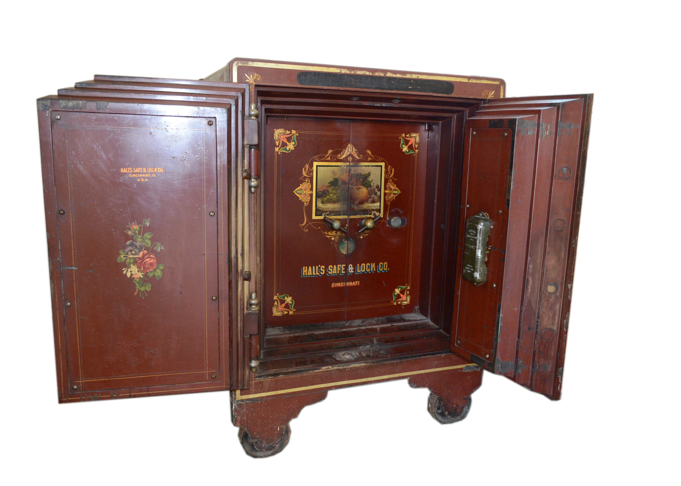 Large Antique Hall's Safe & Lock Co. Safe