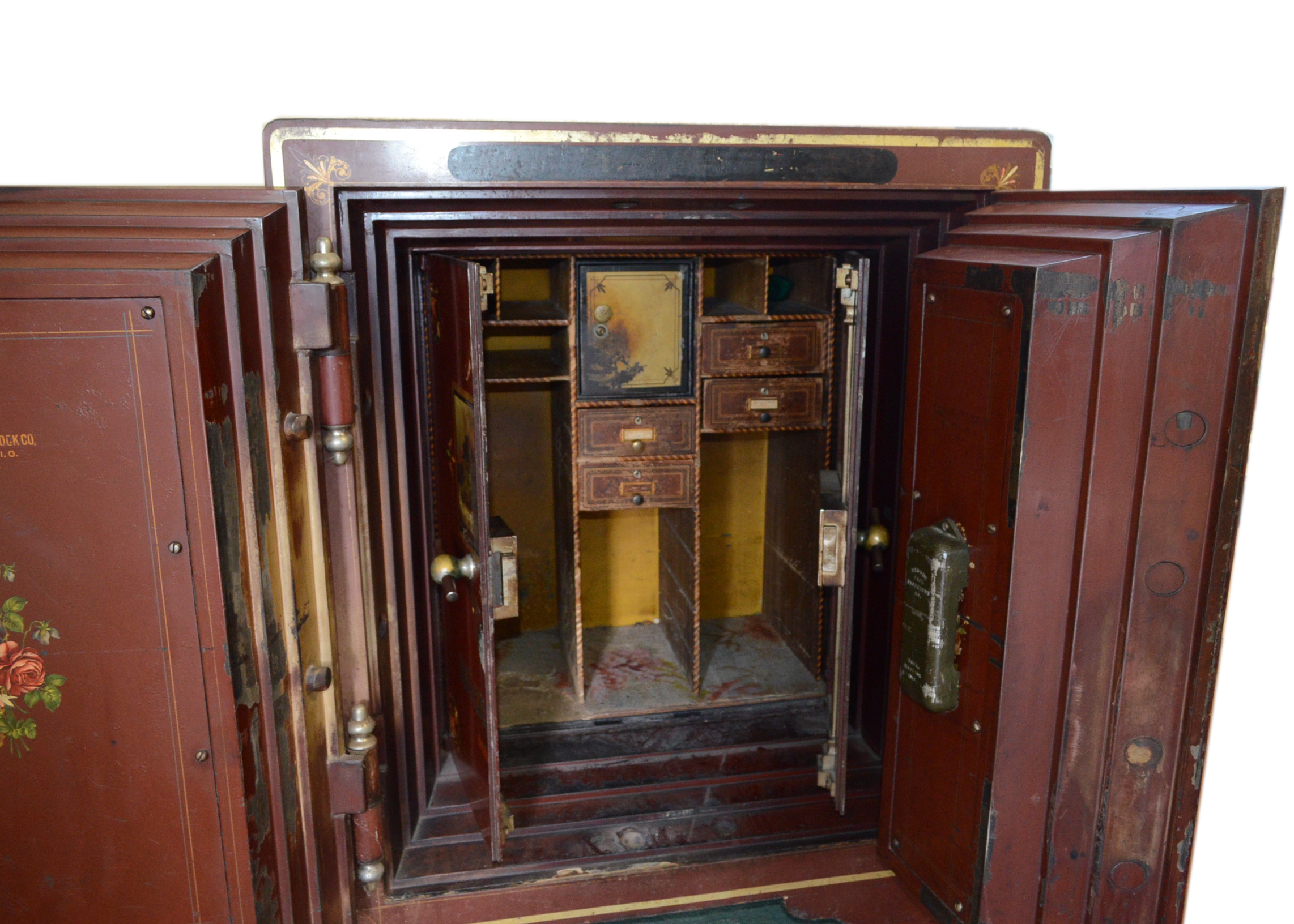 Large Antique Hall's Safe & Lock Co. Safe