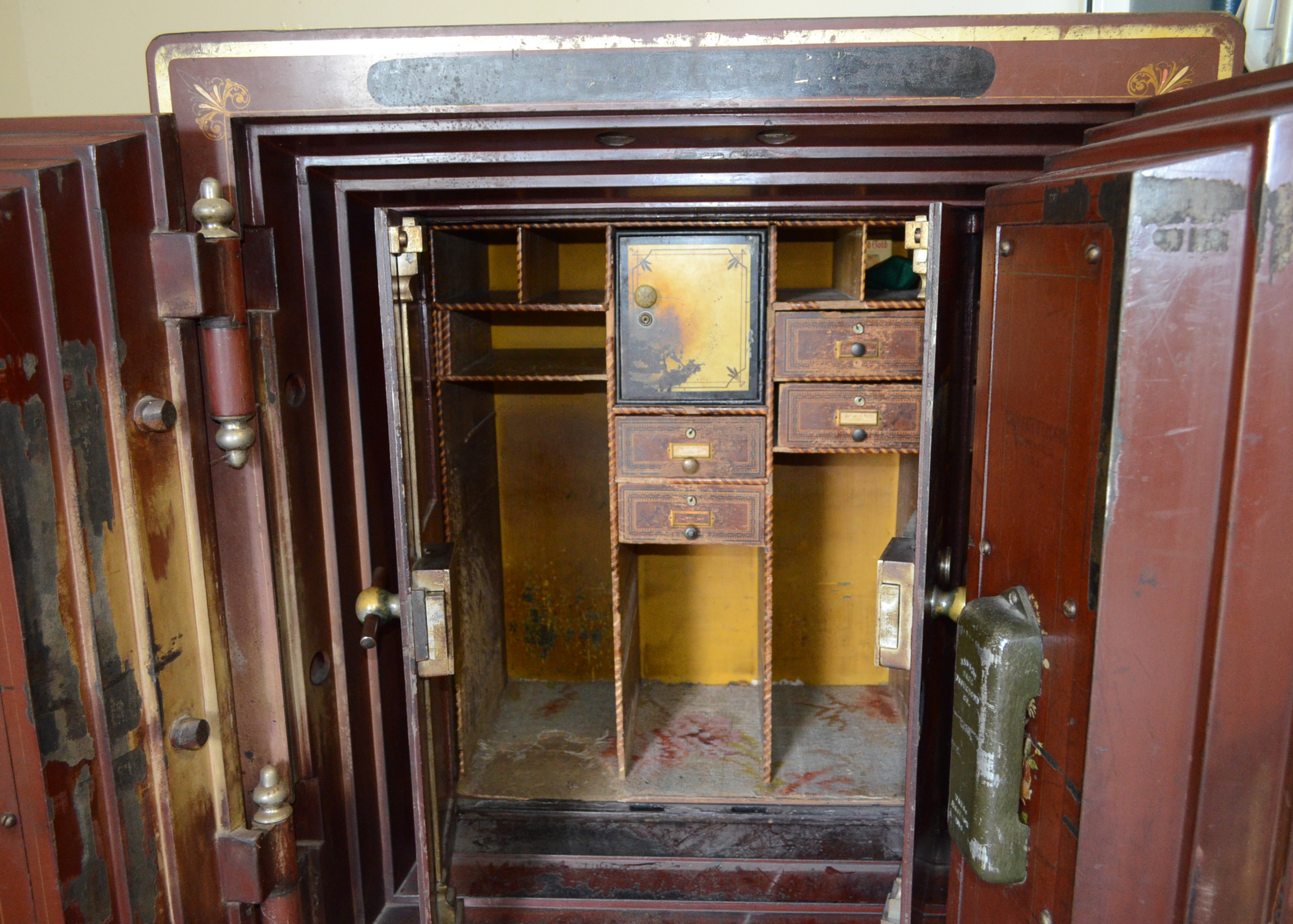 Large Antique Hall's Safe & Lock Co. Safe