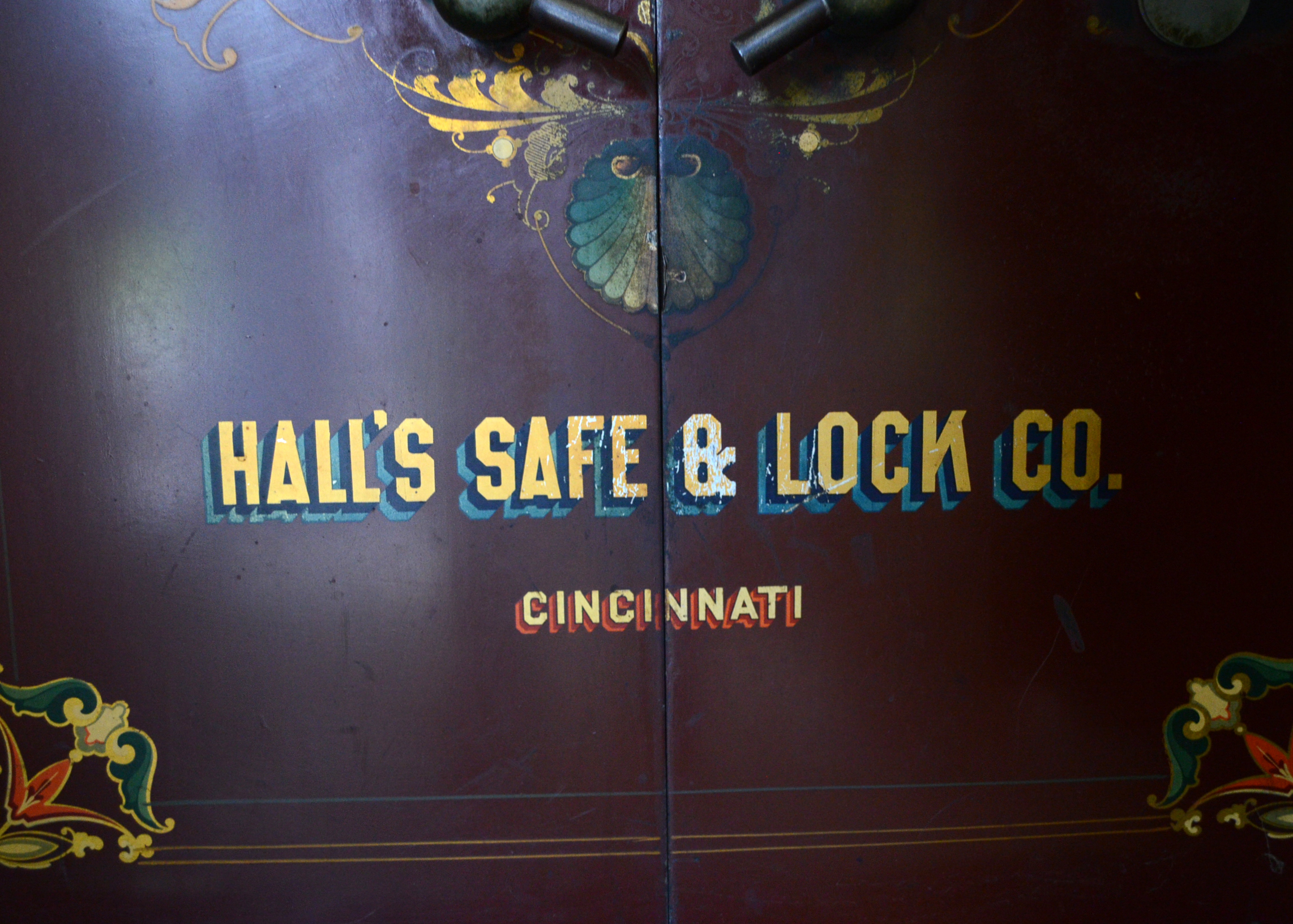 Large Antique Hall's Safe & Lock Co. Safe