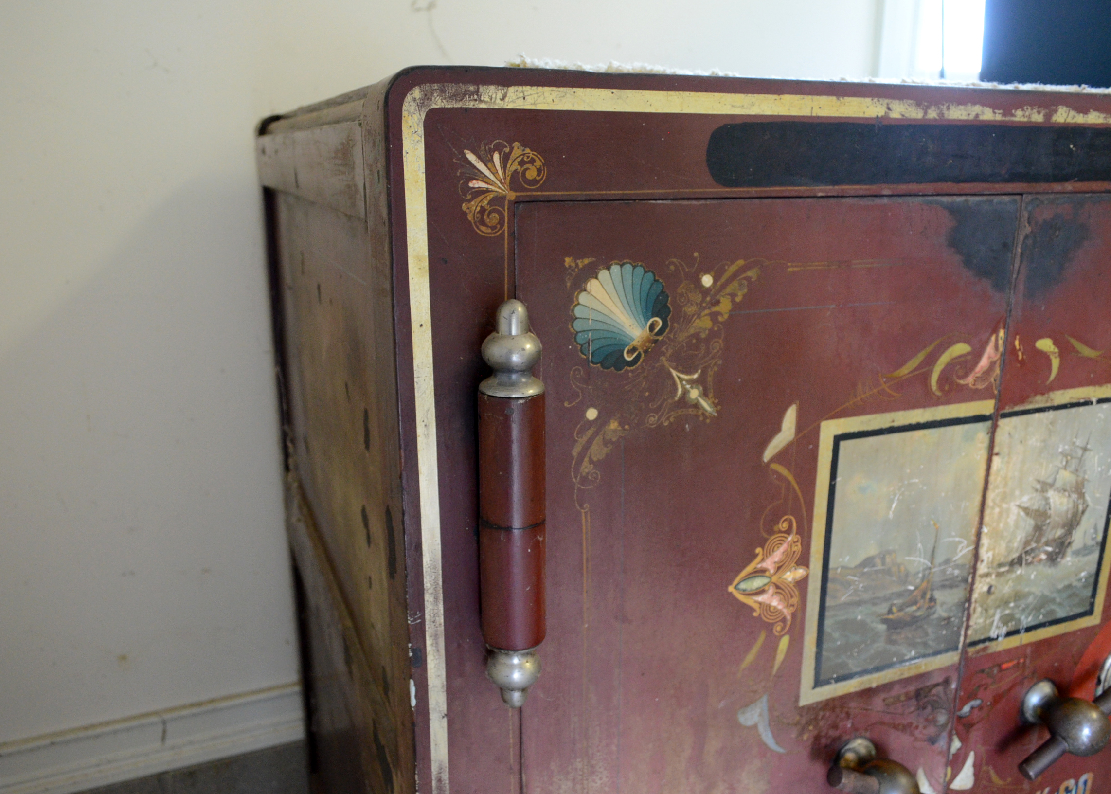 Large Antique Hall's Safe & Lock Co. Safe