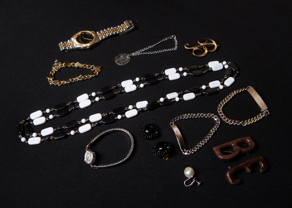 Gold- and Silver-Toned Watches and Jewelry