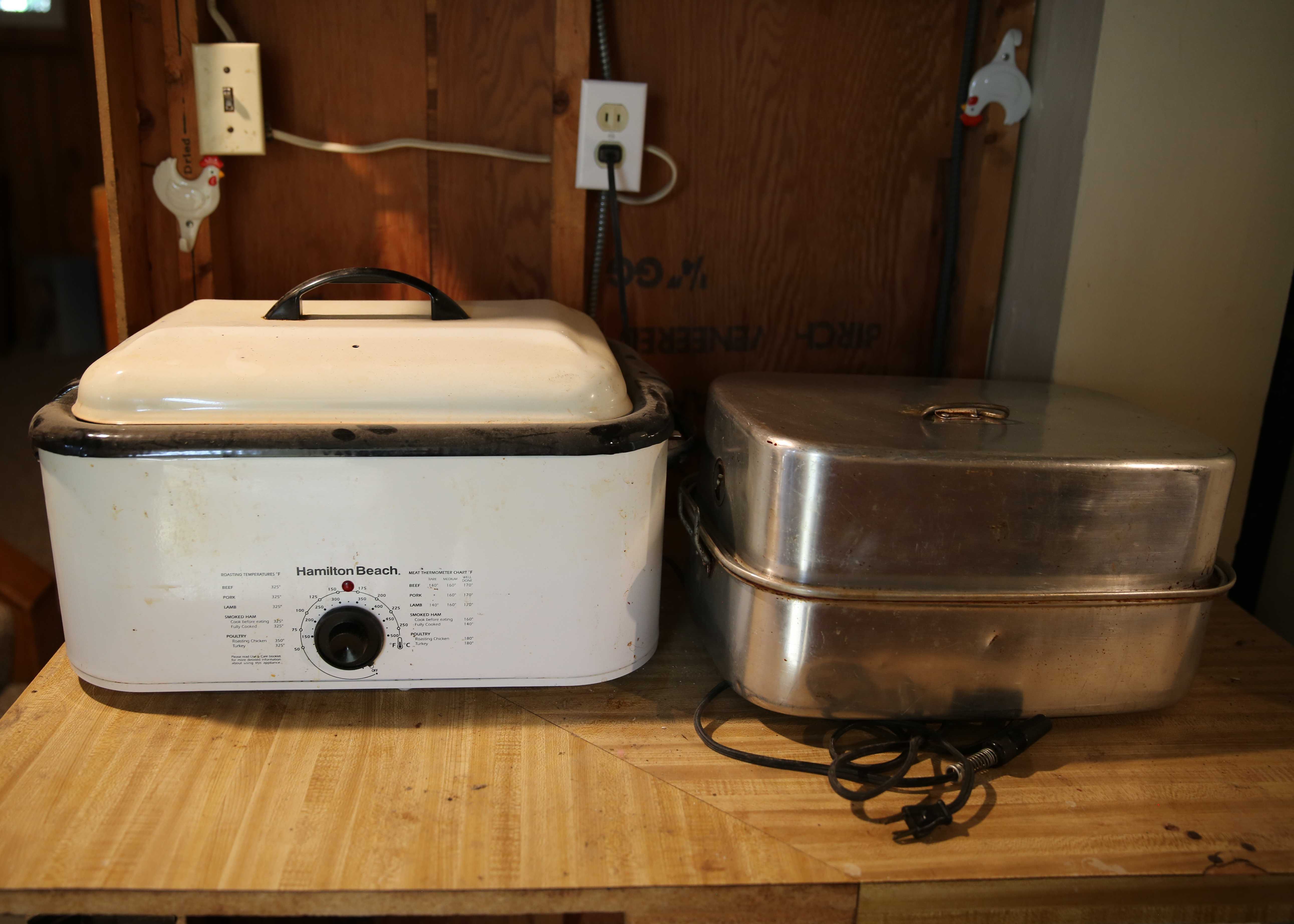 Hamilton Beach Countertop Roaster and Vintage Roaster