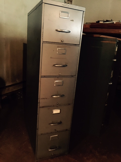 Four Tall File Cabinets
