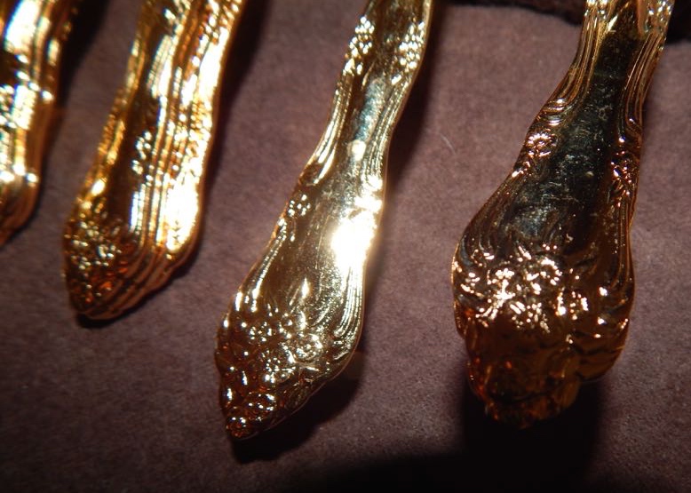 Rogers Gold-Tone Stainless Flatware