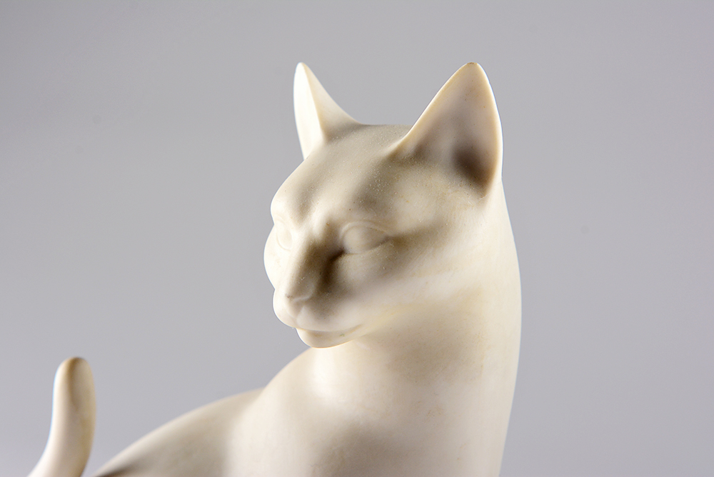 Black and White Cat Figurines