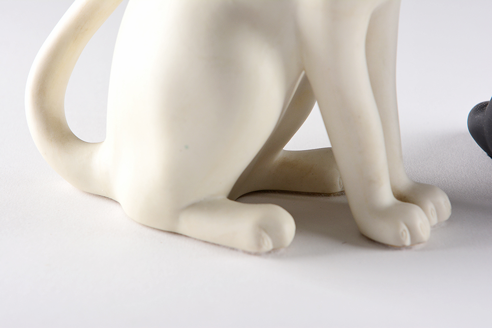 Black and White Cat Figurines
