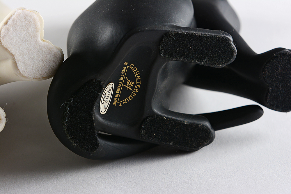 Black and White Cat Figurines