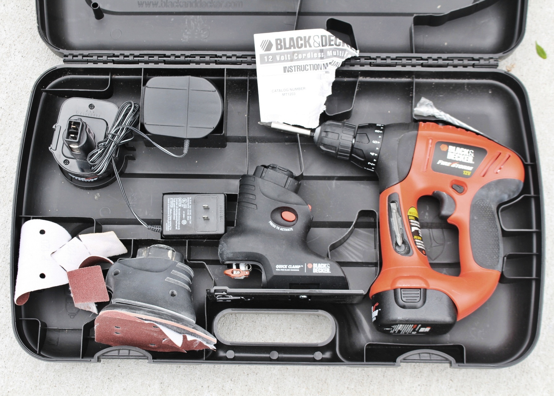 Black and Decker Multi Cordless Tool Set
