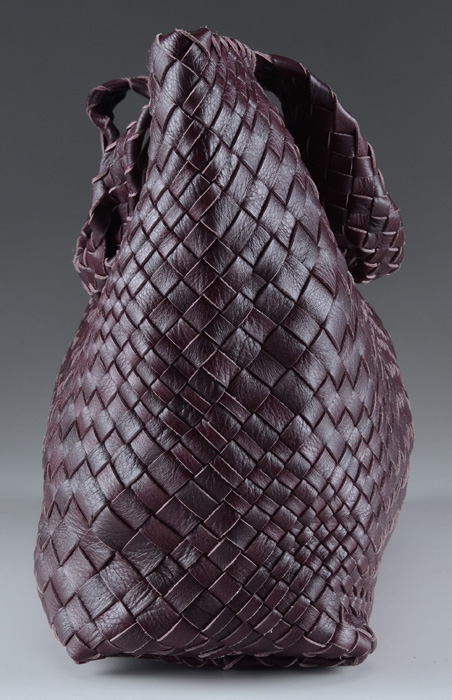 Falorni Italia le Borse Woven Leather Handbag