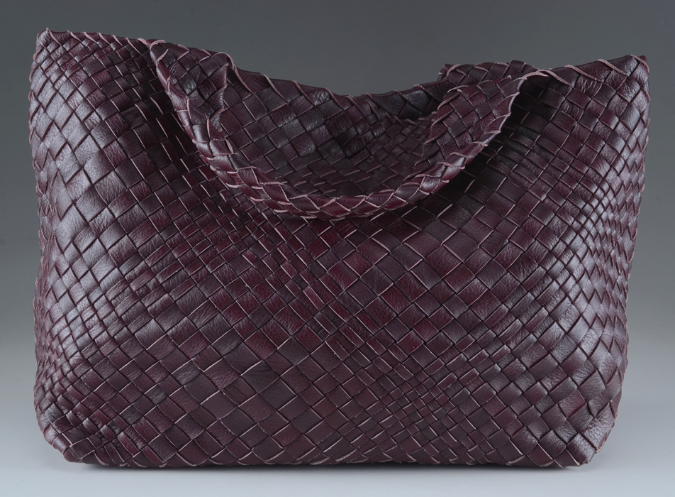 Falorni Italia le Borse Woven Leather Handbag