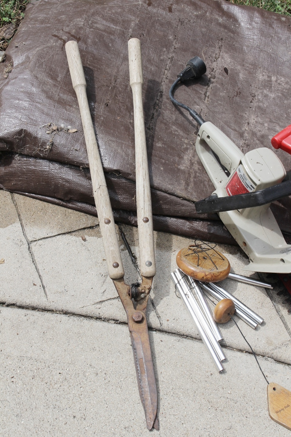 Troy Built Blower, Sears Hedge Trimmer, Goodyear Garden Hose Plus