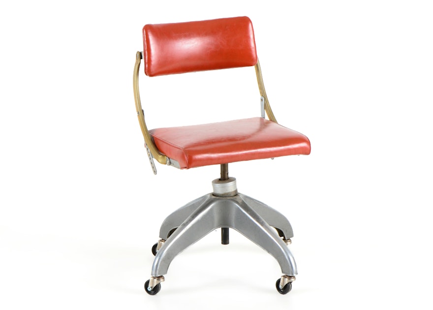 Burnt Orange Office Chair by Domore Furniture