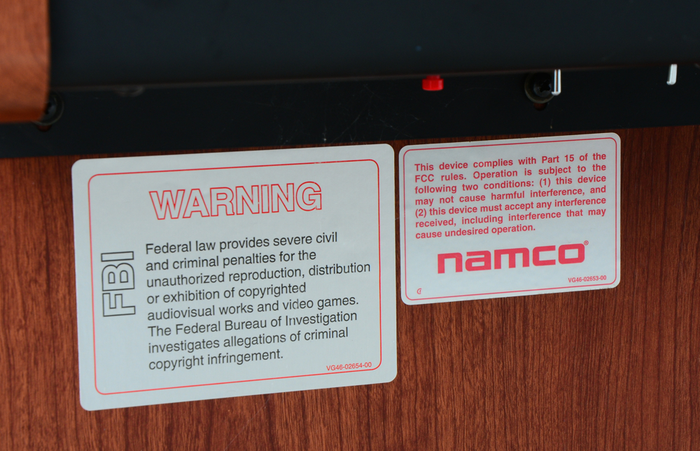 Namco Two-Player Arcade Console Table