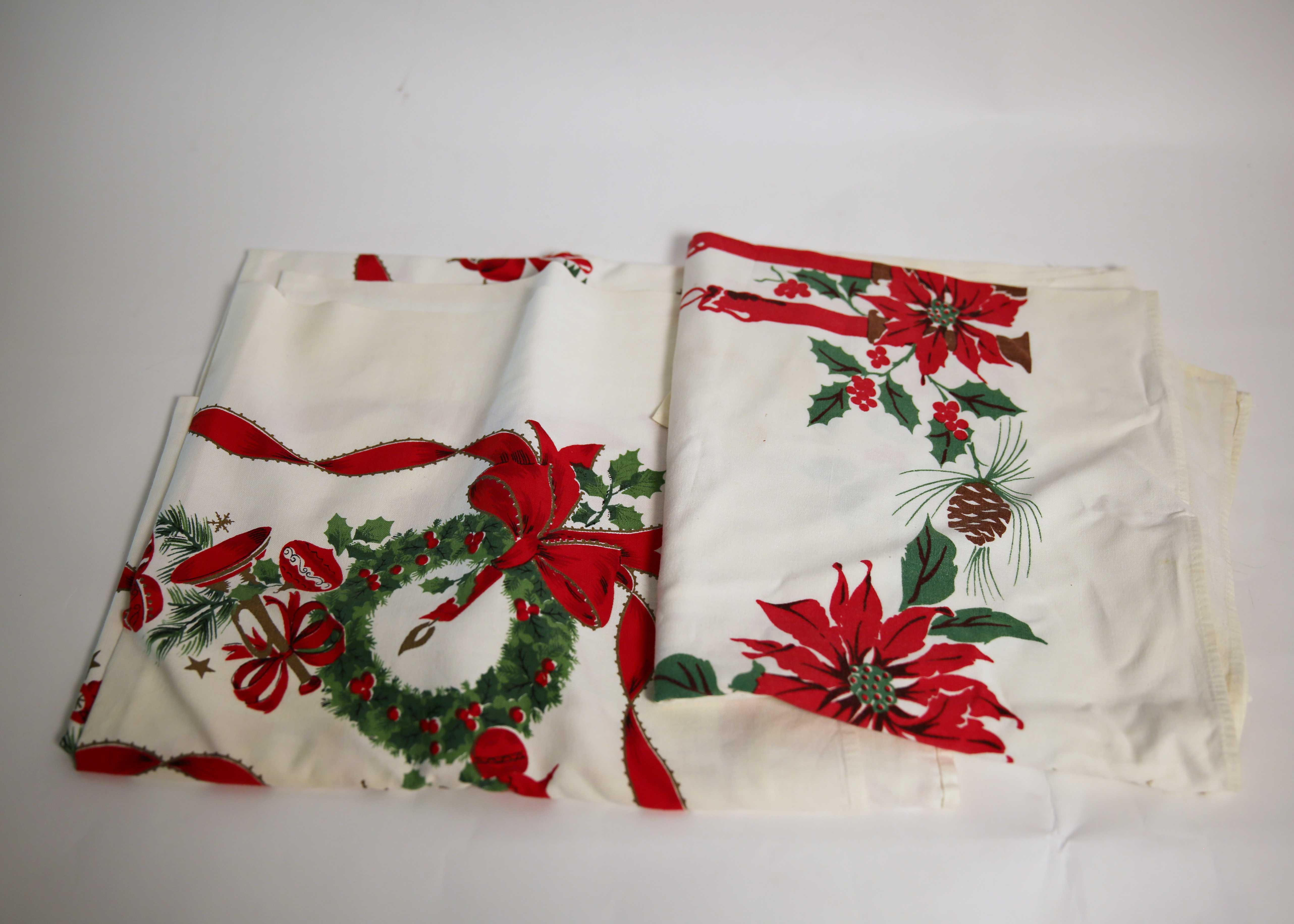 Holiday Glassware and Table Linens