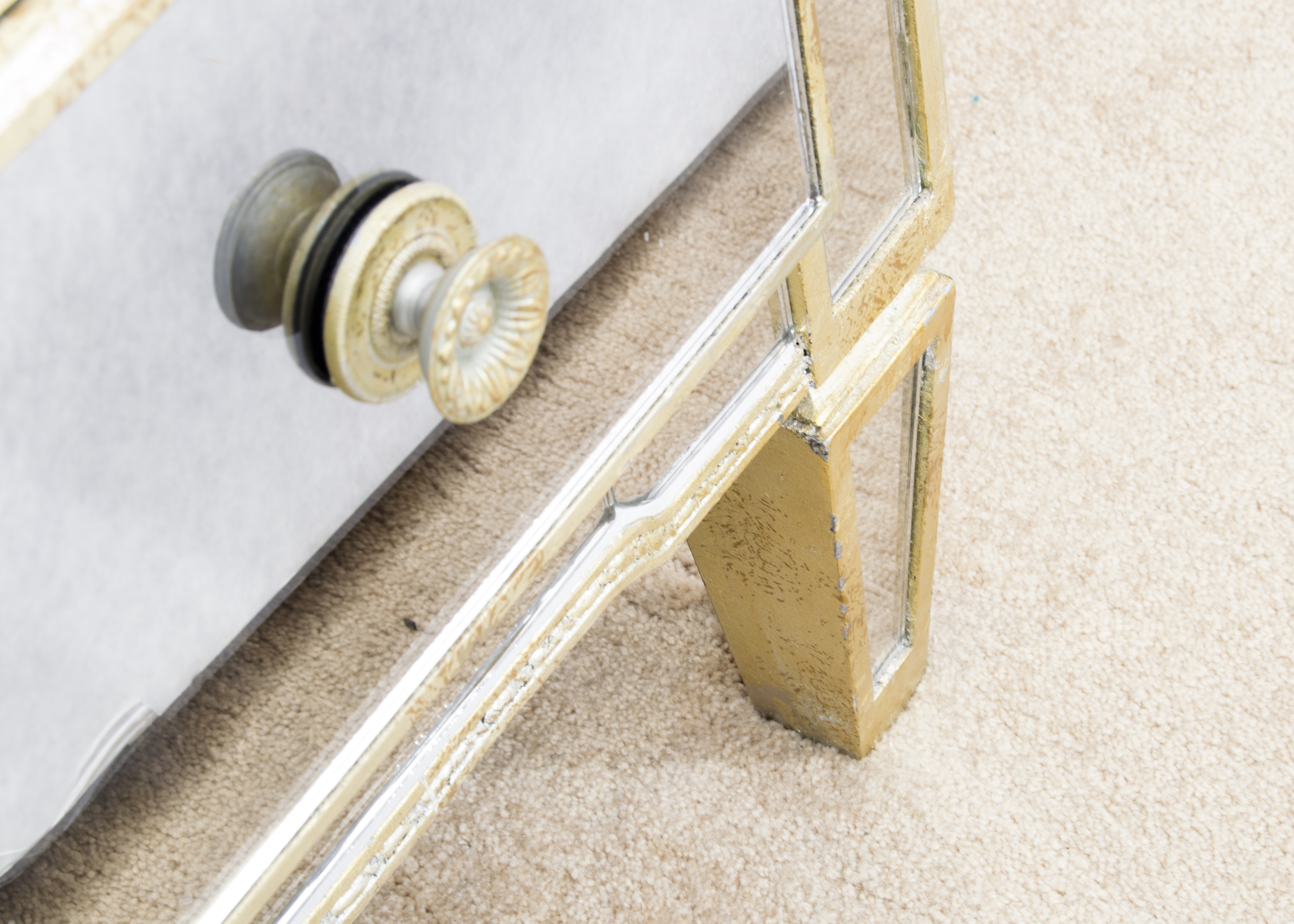 Mirrored Three-Drawer Dresser