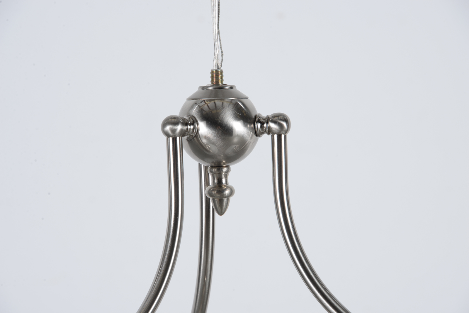 Modern Brushed Metal Chandelier