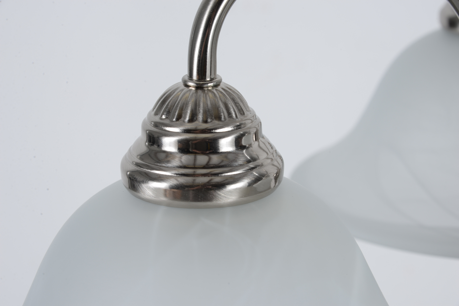 Modern Brushed Metal Chandelier