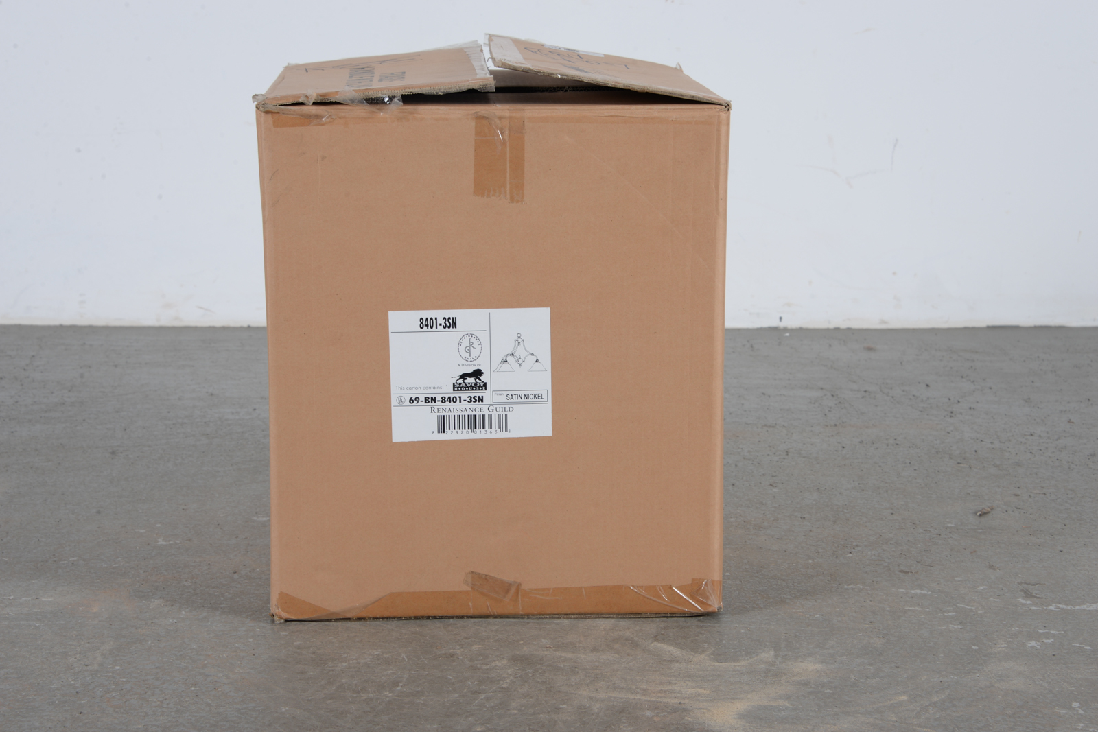 Modern Brushed Metal Chandelier