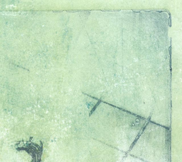 Original Abstract Etching by Contemporary Artist Rhonda Gushee